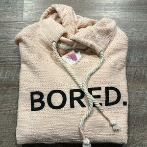Southern Spirit Bored. Pink Lightweight Hoodie size Large